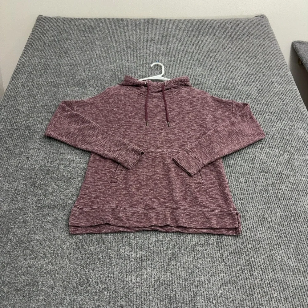 Carhartt Hoodie Womens S Purple Cotton Polyester Relaxed Fit Workwear Casual